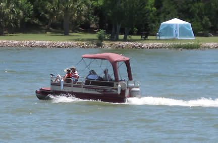 Another Pontoon Boat on Lake LBJ