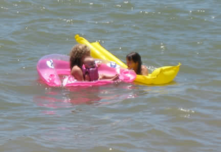 Swimming in Lake LBJ